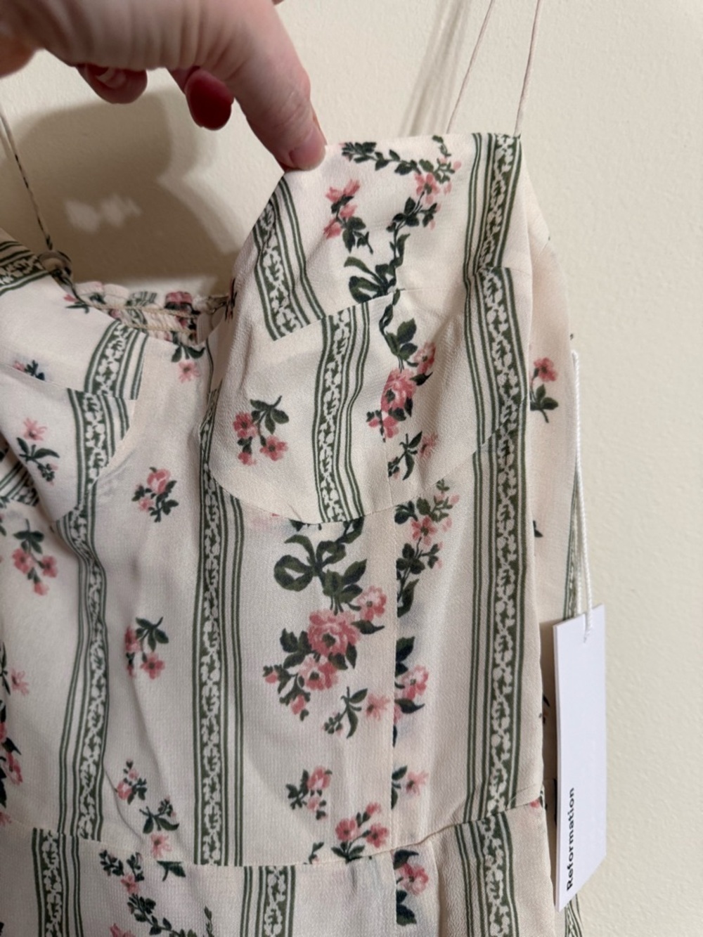 Reformation Juliette Dress Heath Floral Print Midi 2 - Picture 3 of 10